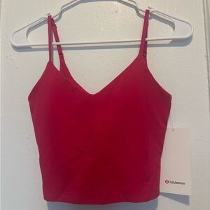 Lululemon Align Cropped Cami Tank Top *Light Support, A/B Cup Passionate Size 4